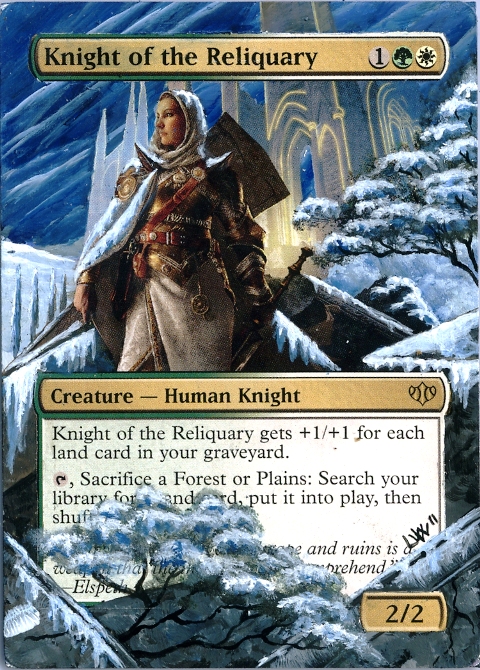 Knight of the Reliquary altered winter