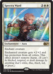 magic ward spectra mtg cards card gathering aura