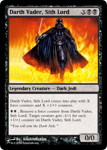 Star Wars - Custom Card Creation - Magic Fundamentals - MTG Salvation ...