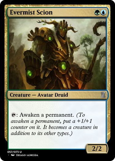 [GU] Awaken Mechanic - Custom Card Creation - Magic Fundamentals - MTG ...