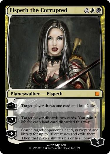 Elspeth the Corrupted - Custom Card Creation - Magic Fundamentals - MTG ...