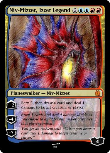 Niv-Mizzet Planeswalker - Custom Card Creation - Magic Fundamentals