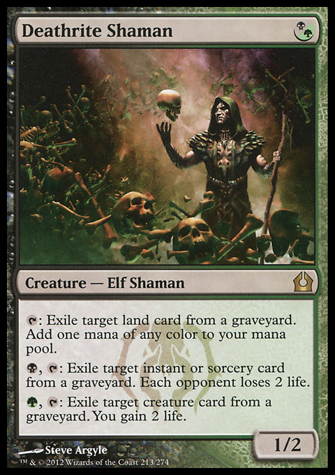 deathrite shaman creature cards mtg salvation