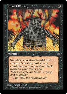 Burnt Offering - Instant - Cards - MTG Salvation