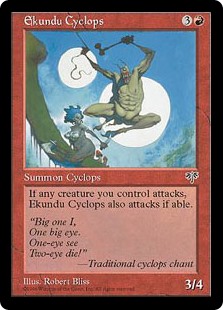 Ekundu Cyclops - Creature - Cards - MTG Salvation
