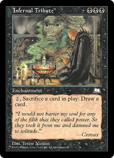 Infernal Tribute - Enchantment - Cards - MTG Salvation