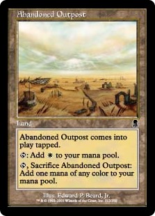 Abandoned Outpost - Land - Cards - MTG Salvation