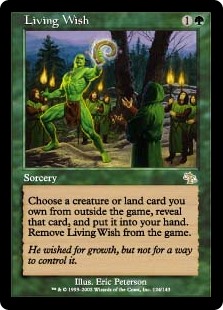 Living Wish Sorcery Cards MTG Salvation