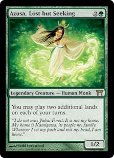 Azusa, Lost but Seeking - Creature - Cards - MTG Salvation