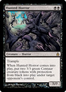 Hunted Horror - Creature - Cards - MTG Salvation