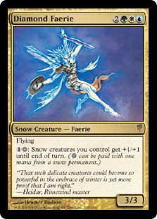 Diamond Faerie - Creature - Cards - MTG Salvation