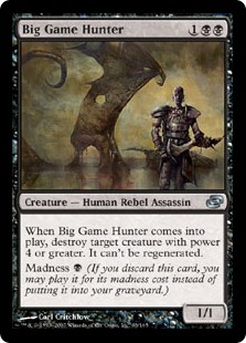 hunter mtg creature cards battlefield enters destroy target magic power gathering low commander edh chaos greater salvation text kresh gatherer