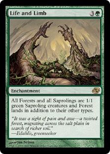 cards mtg enchantment limb chaos planar