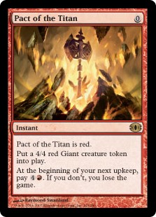pact titan cards mtg instant sight future