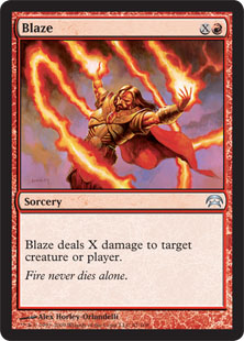 Blaze - Sorcery - Cards - MTG Salvation