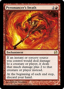 Pyromancer's Swath - Enchantment - Cards - MTG Salvation