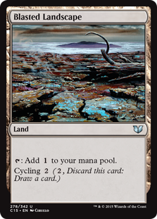 Blasted Landscape - Land - Cards - MTG Salvation
