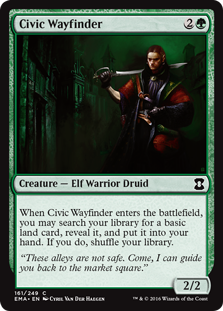 Civic Wayfinder Creature Cards MTG Salvation