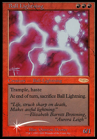 Ball Lightning - Creature - Cards - MTG Salvation