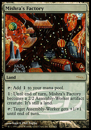 Mishra's Factory - Land - Cards - MTG Salvation