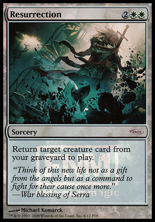 Resurrection - Sorcery - Cards - MTG Salvation