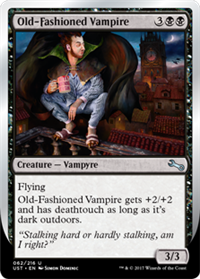 Old-Fashioned Vampire - Creature - Cards - MTG Salvation