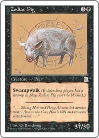 Zodiac Pig - Creature - Cards - MTG Salvation