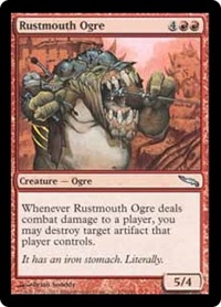 rustmouth ogre creature cards mtg salvation